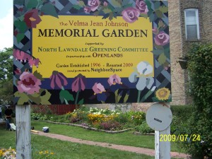 Velma Johnson Memorial Garden.