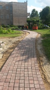Newly Paved Pathway in the African Garden